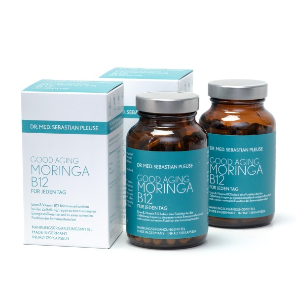 Good Aging Moringa B12 DOPPEL - MAXIPACK (4 Monate)