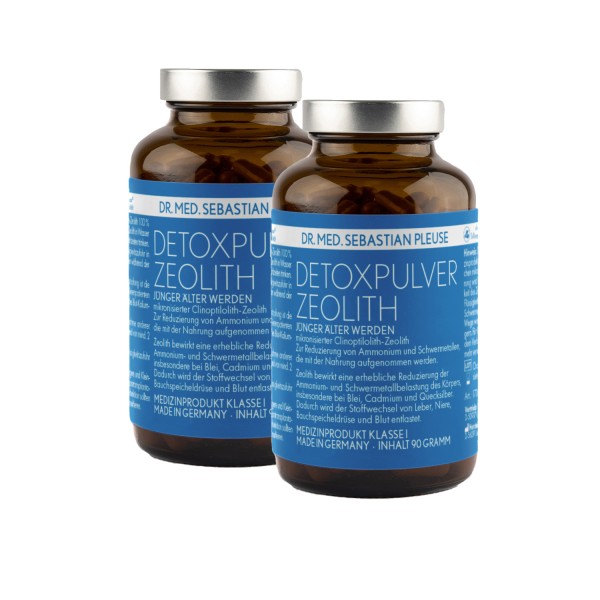 Detoxpulver Zeolith DOPPELPACK (2 Kuren)