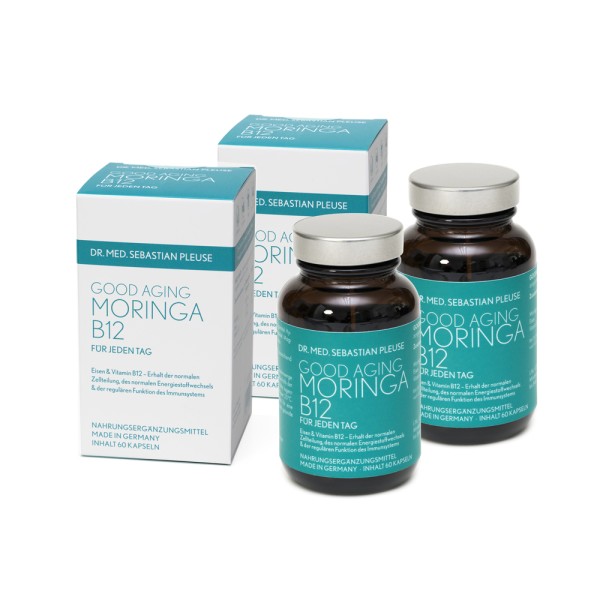 Good Aging Moringa B12 DOPPELPACK (2 Monate)